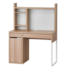 Рабочий набор, имитация дуба, белая тонировка MICKE 193.955.63
