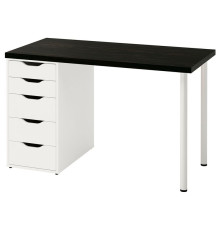 Biurko, czarnybrąz/biały LAGKAPTEN / ALEX 194.170.51