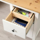 Biurko, biała bejca/jasnobrązowy HEMNES 205.350.44