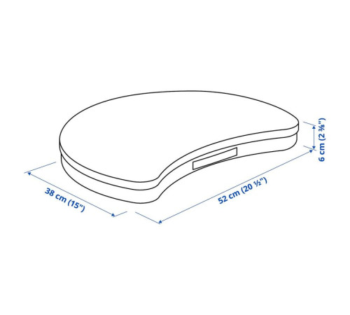 Podstawka pod laptopa, ciemnoszary ÖJULF 605.563.22