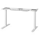 Podstawa sit/stand blatu stołu, elektryczny/biały RODULF 604.642.90