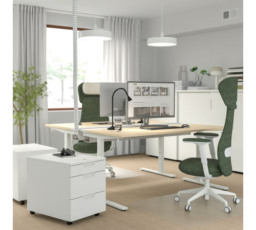 Biurko, okl brzoz biały MITTZON 695.291.12