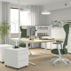 Biurko, okl brzoz biały MITTZON 695.291.12