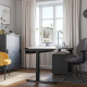 Biurko, biały/czarny MITTZON 995.290.83
