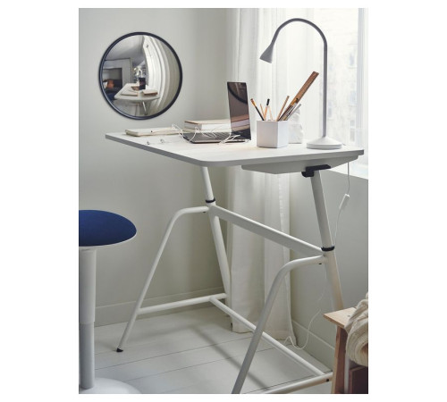 Biurko do pracy na siedz/stojąco, biały GLADHÖJDEN 304.939.39