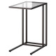 Stolik pod laptopa, czarnobrąz/szkło VITTSJÖ 002.502.49