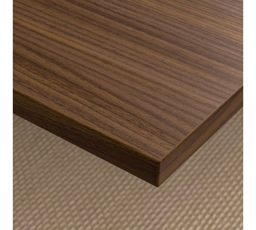 Stół konferencyjny, okleina orzechowa/czarny MITTZON 195.330.41