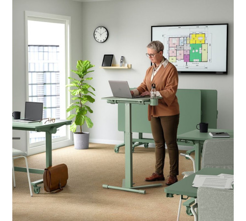 Stolik z kółkami na laptop, zielony MITTZON 704.981.95