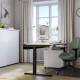 Biurko, okl brzoz/czarny MITTZON 895.291.06