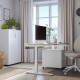 Biurko, okl dęb/biały MITTZON 995.281.30
