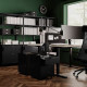 Komoda na kółkach, 2 szuflady, antracyt TROTTEN 604.748.40