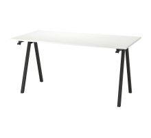 Biurko, biały/antracyt TROTTEN 394.295.62