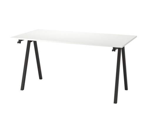 Biurko, biały/antracyt TROTTEN 394.295.62