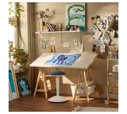 Biurko, biały/brzoza LAGKAPTEN / MITTBACK 194.171.93