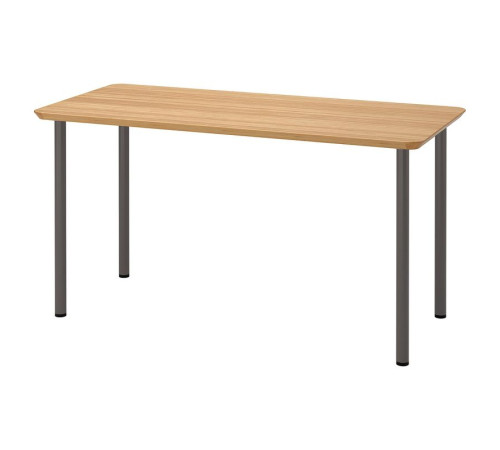 Biurko, bambus/ciemnoszary ANFALLARE / ADILS 794.176.99