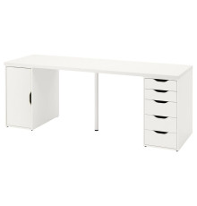 Biurko, biały LAGKAPTEN / ALEX 895.216.95