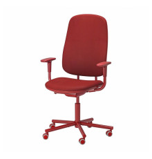 Офисное кресло с подлокотниками, Gräsnäs red SMÖRKULL 605.034.37