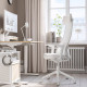 Офисное кресло с подлокотниками, Grann white JÄRVFJÄLLET 405.218.52
