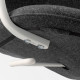 Конференционное кресло с подлокотниками, Gunnared темно-серый/белый LÅNGFJÄLL 892.527.73