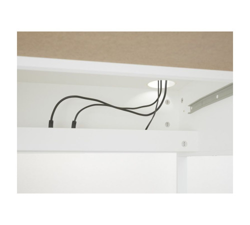 Стол и стул, белый/светло-зеленый MICKE/ÖRFJÄLL 195.534.54
