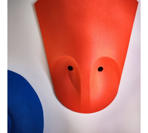 Ozdoba ścienna, 3 szt., różowy czerwony/niebieski IKEA PS 2026 106.227.96