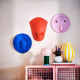 Ozdoba ścienna, 3 szt., różowy czerwony/niebieski IKEA PS 2026 106.227.96