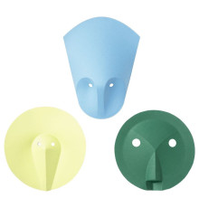 Ozdoba ścienna, 3 szt., zielony jasnoniebieski/żółty IKEA PS 2026 906.227.97