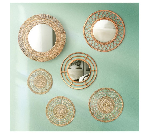 Lustro, rattan GRINSBOL 305.184.64