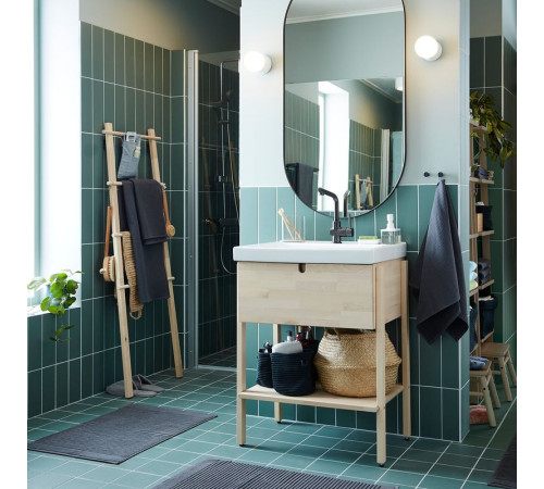 Зеркало, чёрное LINDBYN 304.586.10