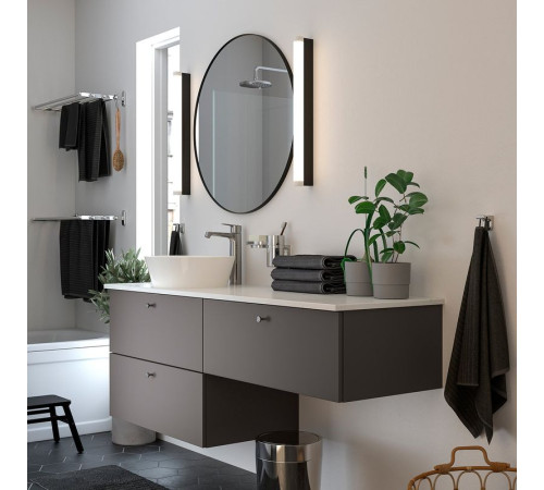 Lustro, czarny LINDBYN 504.586.14