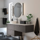 Lustro, czarny LINDBYN 504.586.14
