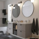 Lustro, czarny LINDBYN 504.586.14