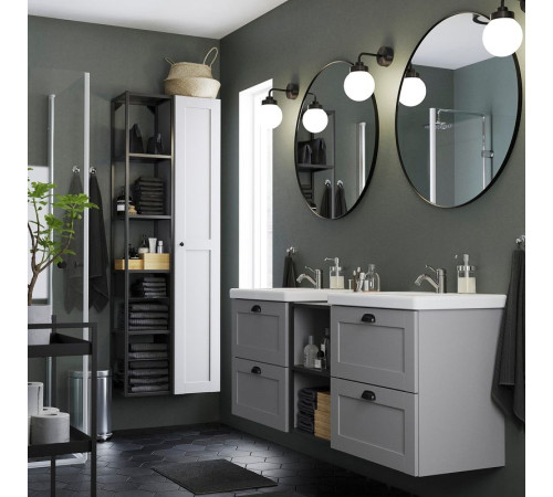 Lustro, czarny LINDBYN 504.586.14