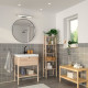Lustro, czarny LINDBYN 504.586.14