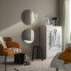 Зеркало, золотистого цвета LINDBYN 506.002.93
