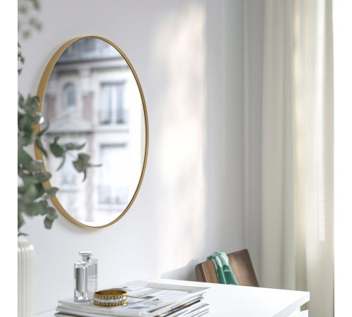 Зеркало, золотистого цвета LINDBYN 506.002.93