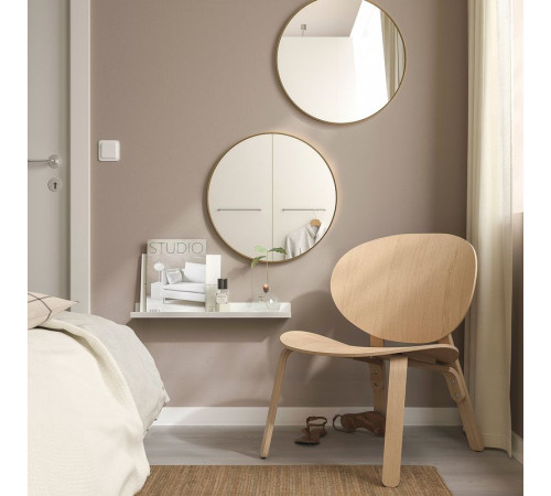 Зеркало, золотистого цвета LINDBYN 506.002.93