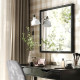 Lustro, czarny NYPONBUSKE 506.098.87