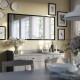 Lustro, czarny NYPONBUSKE 706.098.86