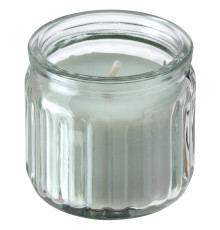 Ароматическая свеча в стеклянном стакане, цвет «Яблоко», светло-зеленый, HÖKGÖK 006.087.34