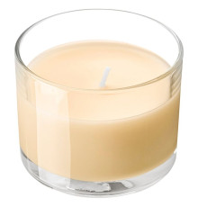Ароматическая свеча в стеклянном стакане, персиково-оранжевый цвет LOTSFÅGEL 706.084.48
