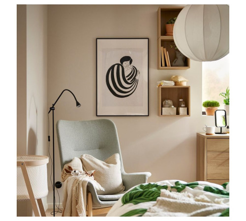 Ramka, czarny LOMVIKEN 302.867.70