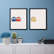 Plakat, kolorowe duchy BILD 305.549.61