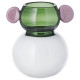 Wazon, szkło/biały/zielony różowy IKEA PS 2026 706.185.60