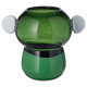 Wazon, szkło/zielony/biały IKEA PS 2026 906.185.59