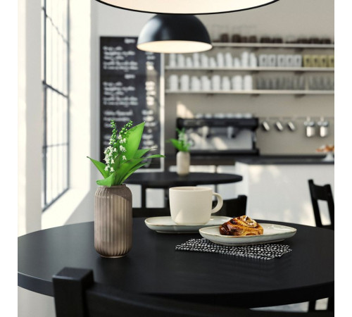 Wazon, ciemny szarobeżowy STILREN 906.232.64