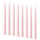 Неароматизированная конусная свеча, светло-розовая KLOKHET 106.126.98