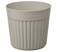 Osłonka doniczki, do wewnątrz/na zewnątrz/ciemny szarobeżowy FRÄKENVÄXT 006.106.09