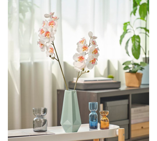 Sztuczny kwiat, do wewnątrz/na zewnątrz/Orchidea biały SMYCKA 105.871.56