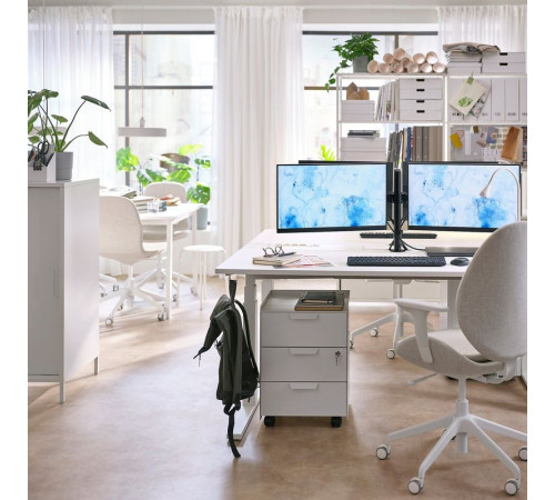 Wspornik na 2 monitory, czarny STUBBERGET 706.282.10